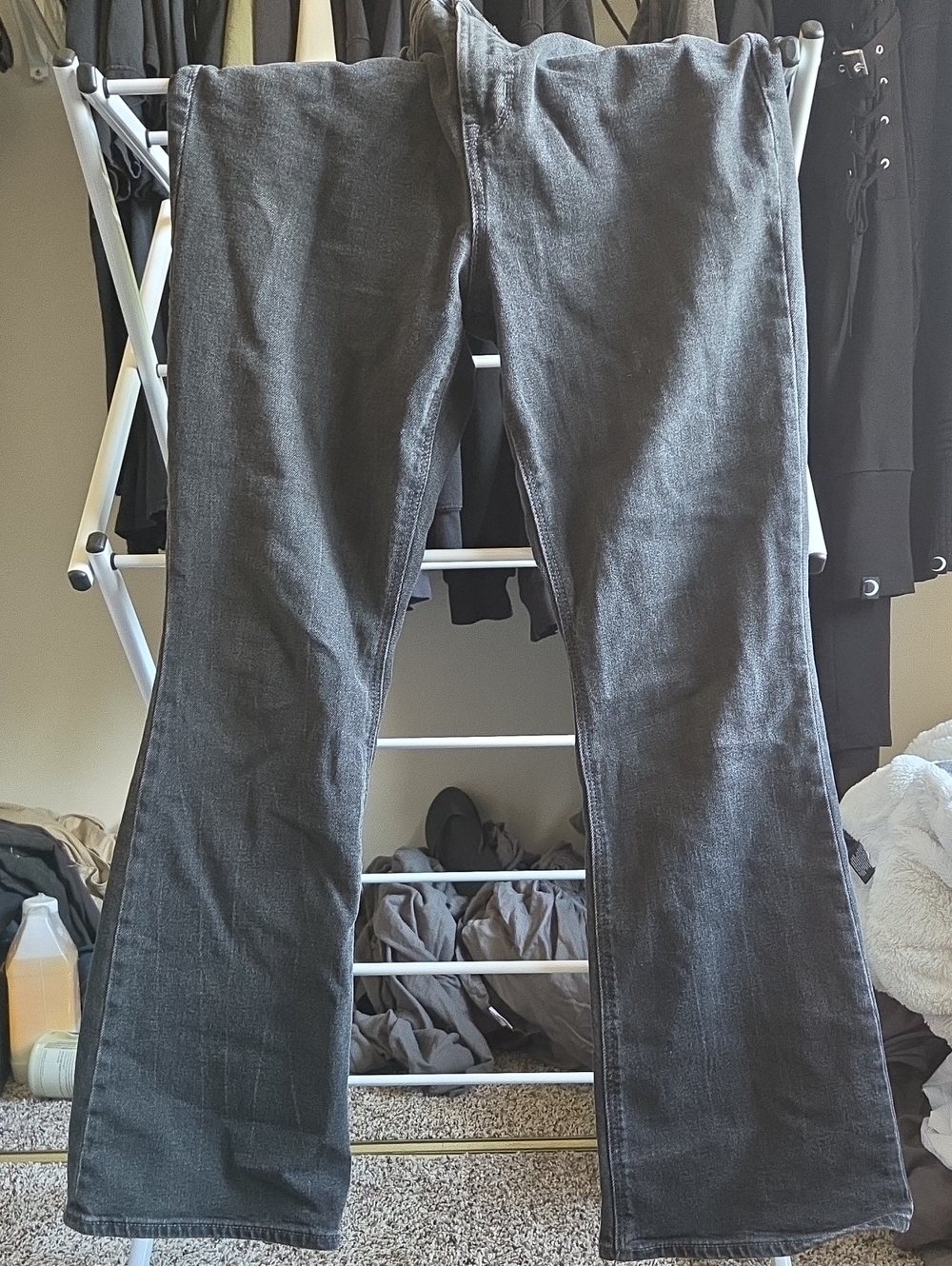 Womens Extra High Rise Flare Jeans - Old Navy